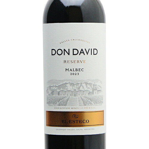 ドンダビ マルベック レゼルバ エル エステコ Don David Malbec Reserve El Esteco